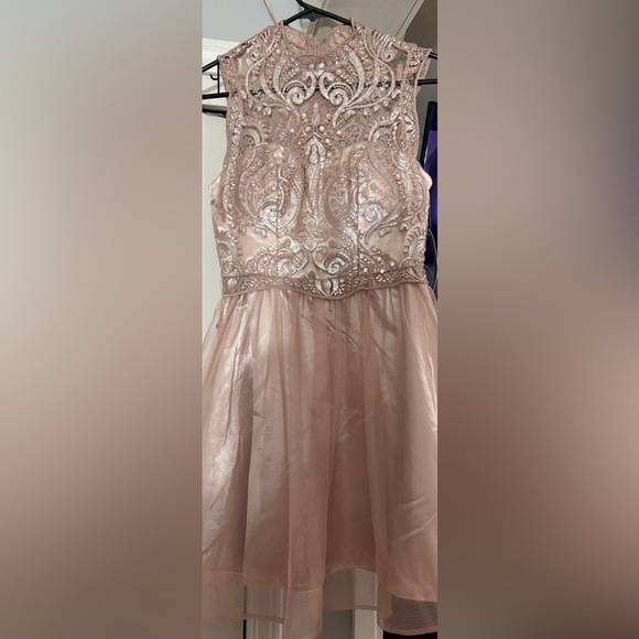 My Michelle Dresses & Skirts - Elegant Sleeveless Embroidered Dress​